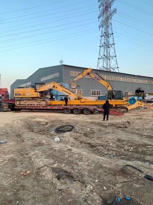 Multifunctional SK350 Excavator Telescopic Arm Dua Tahap BS700/Q690D Basement Pipeline Proyek Penggalian Tanah Lolos 35T