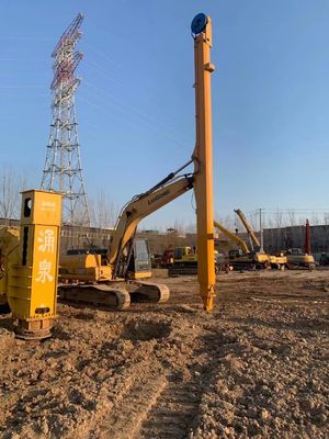 Multifunctional SK350 Excavator Telescopic Arm Dua Tahap BS700/Q690D Basement Pipeline Proyek Penggalian Tanah Lolos 35T