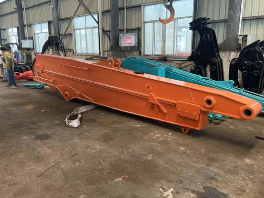 Excavator Sliding Arm SK350 Hijau / Kuning 35T Untuk Terowongan pipa air limbah Teknik Perbandaran Desain Double Limit