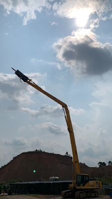 ZX130 / EX130 Disesuaikan Excavator Demolition Arm Q355B/Q550D/Q690D Untuk Demolition Bangunan Municipal Engineering