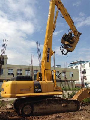 Pile Driving dan Pile Pulling Excavator Pile Driving Arm CAT340 Disesuaikan dengan Pile Driver