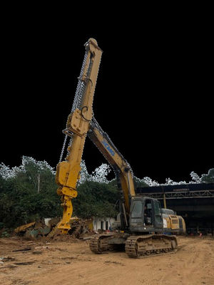 Excavator XE370 Tiga Tahap Telescopic Arm BS900 Material Lebih Ringan Efisien Dalam Mengangkut Ember Atau Grab 37T