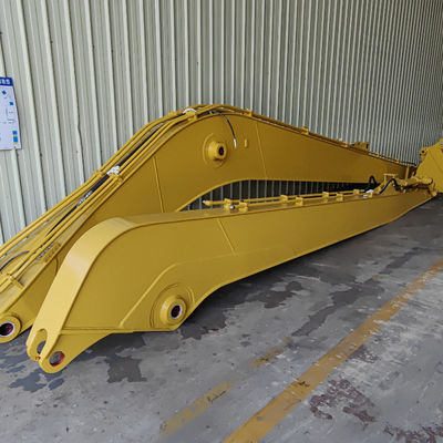 Excavator jangkauan panjang Boom dan lengan untuk CAT323D2L 16m ketahanan yang baik kinerja las