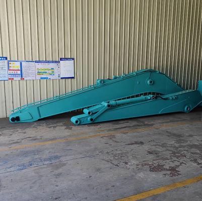 Dijamin Long Reach Excavator Dipper Arm dengan ember dan silinder untuk CAT Kobelco