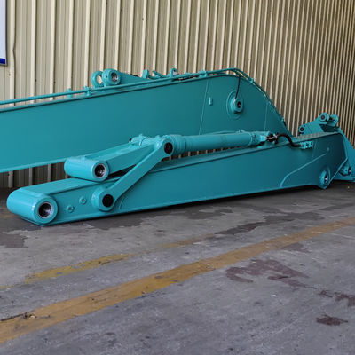 Dijamin Long Reach Excavator Dipper Arm dengan ember dan silinder untuk CAT Kobelco