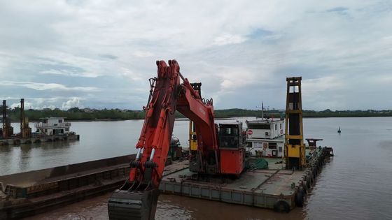 Excavator lengan panjang dengan ember dan silinder untuk CAT KOBELCO Hitachi