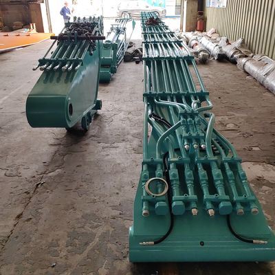 Pengeboran lengan Excavator Opsional Bagian Mesin Konstruksi 18M 20M 24M 26M 28M 30M Backhoe Attachments Pengeboran lengan