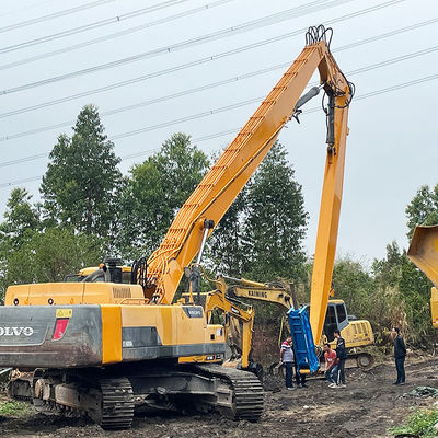 Pengeboran lengan Excavator Opsional Bagian Mesin Konstruksi 18M 20M 24M 26M 28M 30M Backhoe Attachments Pengeboran lengan