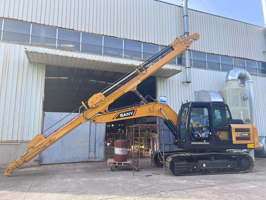 20 Meter Telescopic Arm Tiga Bagian dengan Clamshell Bucket untuk Dijual