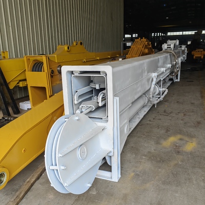 Excavator Three-Stage Telescopic Arm Customizable Extension Arm Long Reach Boom Special Construction Machinery Part New Condition for Liebheer Excavator