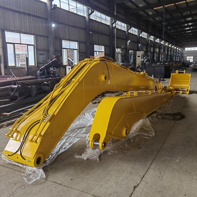 Ekskavator Efisiensi Kualitas Tinggi 16m Long Reach Boom Extension Arm untuk Pengeboran Sungai, Penggalian Batu untuk PC250