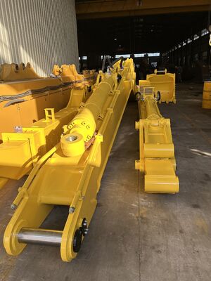 16M Long Reach Boom Arm Excavator Extension Boom Arm untuk SH490 Excavator