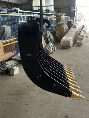 Hot Sale Excavator Rake Bucket  Excavator Attachments Root Rake Bucket  Customized for Excavator