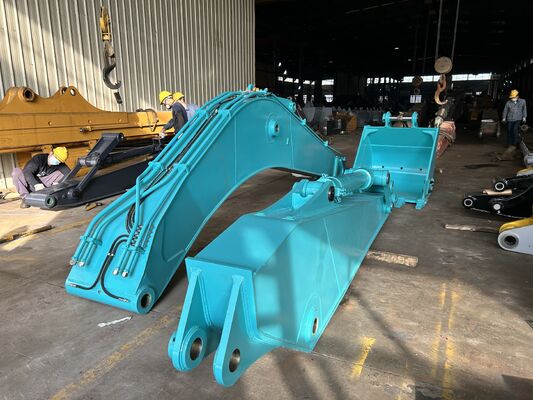 Excavator Long Reach Boom Long Boom Arm untuk SK200 Excavators untuk Pengeboran Sungai Dig Subway