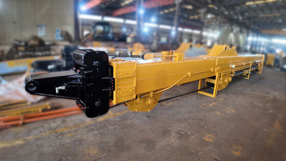 Excavator Telescopic Boom Arm Telasan Tinggi Tiga Bagian Excavator Telasan 3 Tahap Extendable Arm untuk Pengeboran dan Operasi Tanah Lolos jangkauan yang diperpanjang