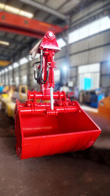Excavator Hydraulic Clamshell Grab Bucket, Double Cylinder Design Shell Bucket untuk pengeboran, pemuatan dan pemindahan tanah
