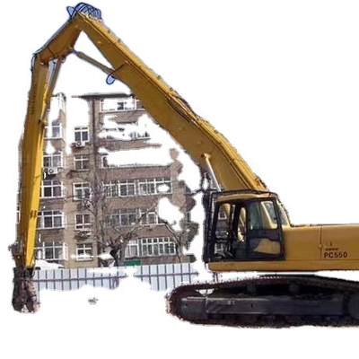 Tahan Lama 28 Meter Demolition Boom Arm Kekuatan Tinggi Untuk ZX490