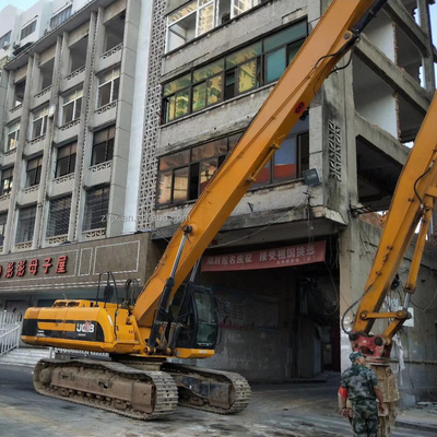 Penghancuran Lengan Jangkauan Tinggi HY385 Masterly, Jangkauan Panjang Excavator Q355B 24 Meter