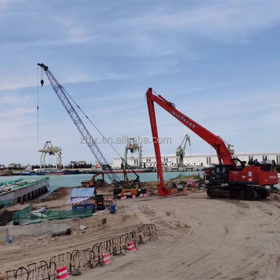 Excavator Long Reach Arm Hitachi 1200 Excavator Extension Digger Boom Stick Bahan Q355B 35 Meter