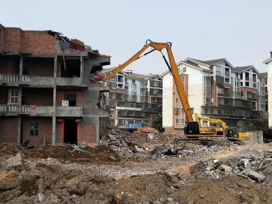 Lengan Pembongkaran Tahan Erosi JCB 360, Boom Jangkauan Panjang Excavator Praktis