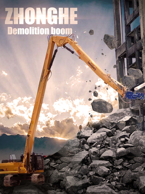 Q355 Q690D Demolition Excavator Boom Jangkauan Panjang Untuk PC300 PC360 PC400