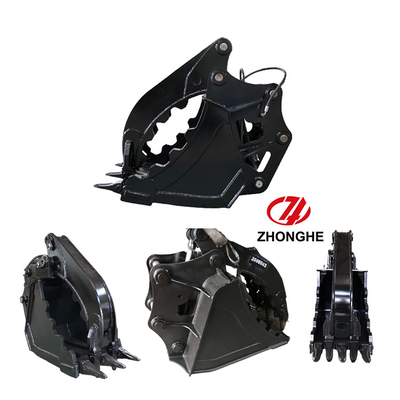 Jempol Hidrolik Excavator Mekanik, Bucket Graptor Untuk PC200 CAT320 ZX200
