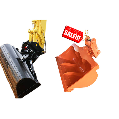 CAT312 PC130 Excavator Tilt Bucket dengan Silinder Tunggal / Ganda