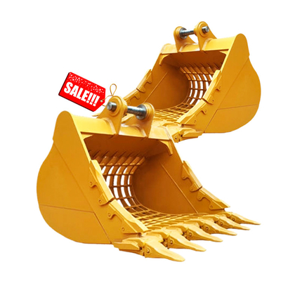 CAT320 ZX330 Excavator Seive Bucket, Bucket Kerangka Tahan Lama OEM ODM