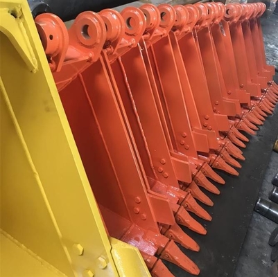 2 Bucket Penggali Penggali Kaki, Attachment Penggalian Backhoe yang Tahan Lama