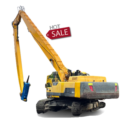 Opsional 18M 20M 24M 26M 28M 30M Boom Demolition Jangkauan Tinggi Untuk Excavator