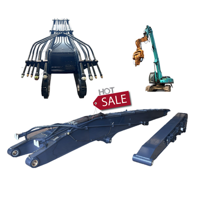 45-70 Ton Excavator Pile Driving Boom Machinery Untuk 18M Vibro Hammer Opsional