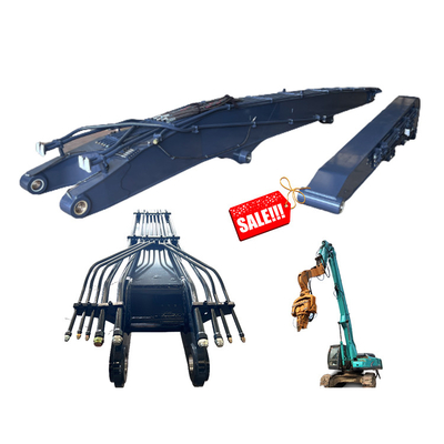 Suku Cadang Mesin Pemindah Tanah OEM Timber Pile Driving Boom And Stick Untuk Excavator