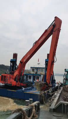 Lengan Boom Panjang 20-47ton 18M 22M Tahan Aus Untuk Ekskavator HITACHI