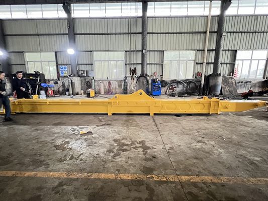 Antiwear 10-40ton Excavator Telescopic Boom Dua Segmen Untuk  SY PC ZX