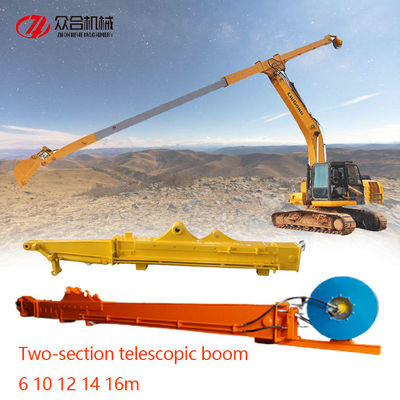 Boom Teleskopik Ekskavator Baja HD700 Dengan Bucket Clamshell Untuk Hitachi Volvo