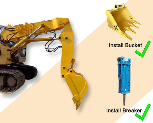 Hitachi Komatsu Excavator Tunnel Boom excavator memperpendek lengan excavator memperpendek boom arm excavator boom dan arm digger boom arm short reach boom