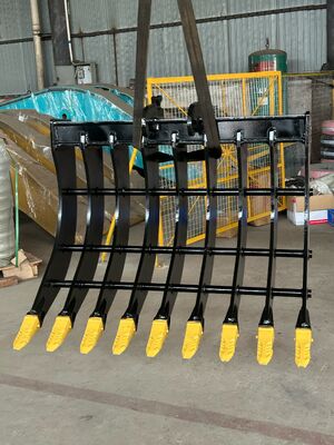Ember Rake Excavator Dijual Panas  Attachment Excavator Ember Rake Akar  Disesuaikan untuk Excavator