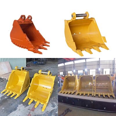 Excavator Standar Bucket Rock Bucket Earthwork Bucket untuk Semua Merek Excavator 6-30 Ton