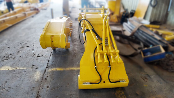 Custom Excavator Tunnel Arm, Low-Headroom Short Boom untuk Pekerjaan Ruang Terbatas